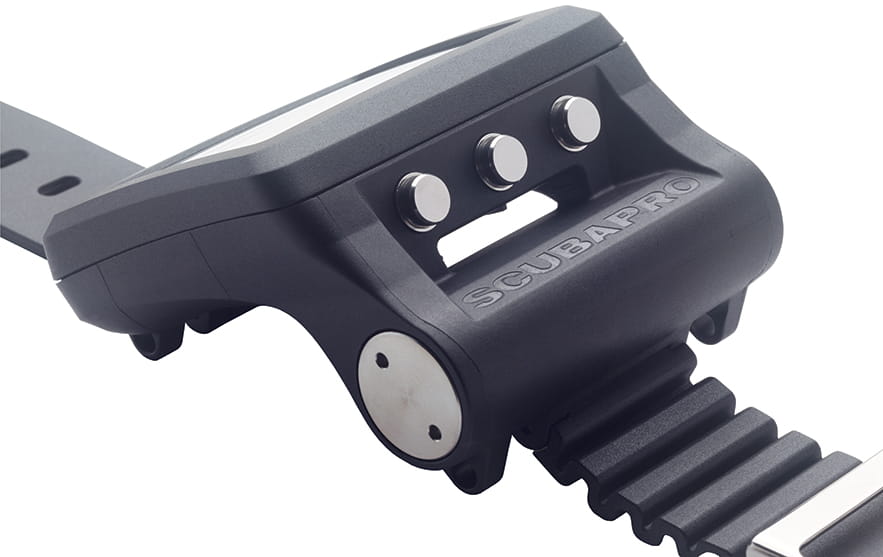 Scubapro_G2_Galileo_Edelstahltasten Scubapro G2 Druckknöpfe