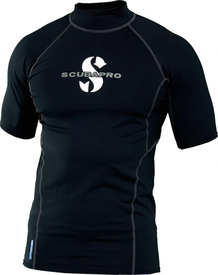Scubapro_UPF_T-FLEX_Kurzarm_schwarz_UPF-80_1_lo Scubapro T-FLEX Herren kurzarm Rash Guard