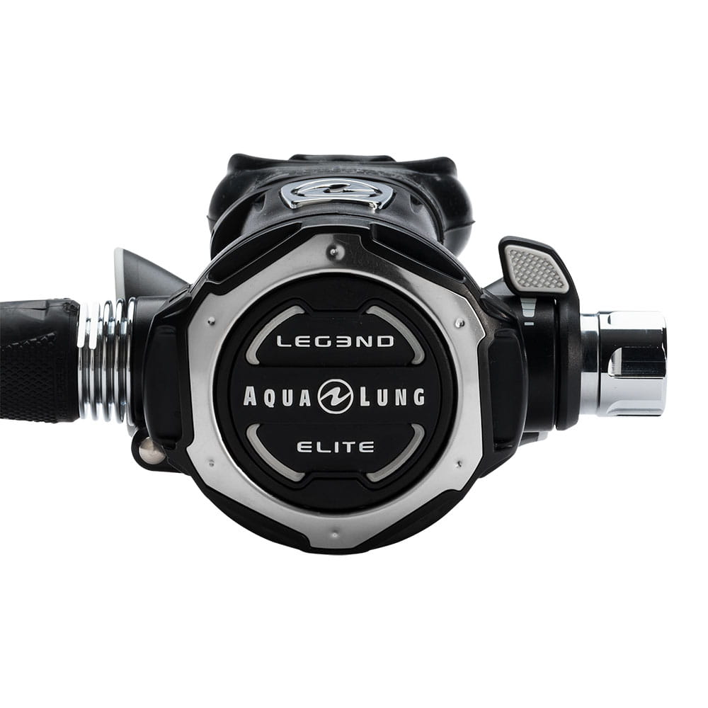Aqualung_Leg3nd-Elite_2nd-Stage_02-Front Aqualung Leg3nd Elite Atemregler