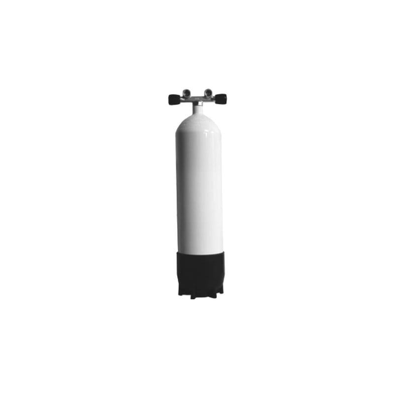 Polaris_10_Liter_Stahlflasche_Twinventil Polaris 10 Liter Stahlflasche