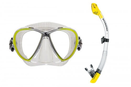 Scubapro-Synergy-Twin-gelb_3_lo Scubapro Synergy Twin Spectra Dry Maskenset Schnorchelset