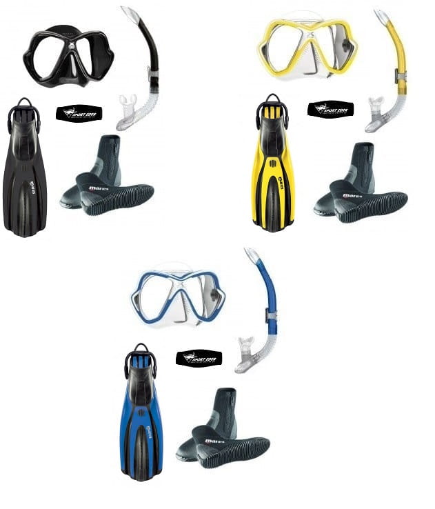 Mares-x-vision-superchannel-Boot-komp Mares Superchannel ABC-Komplett Set
