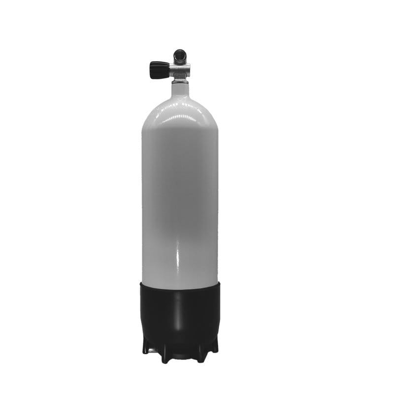 Polaris_10_Liter_Stahlflasche_Monoventil Polaris 10 Liter Stahlflasche mit Monoventil