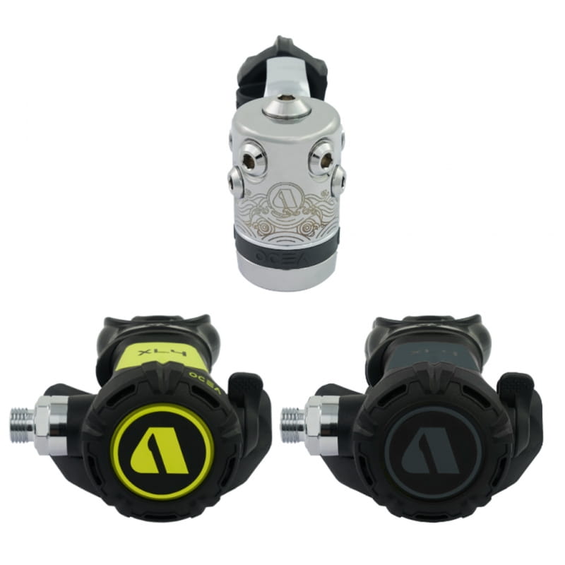 Apeks-XL4-Ocea-grau-INT-inkl-Octopus Apeks XL4 Ocea Atemregler incl. Octopus XL4 Atemreglerset