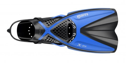 Mares_X-One_schnorchelflosse_blau Mares X-One Schnorchelflossen Kurzflosse blau
