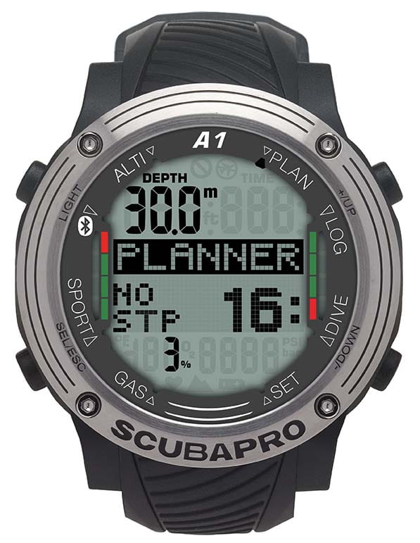 A1-front_Planner-3 Scubapro A1 Tauchcomputer