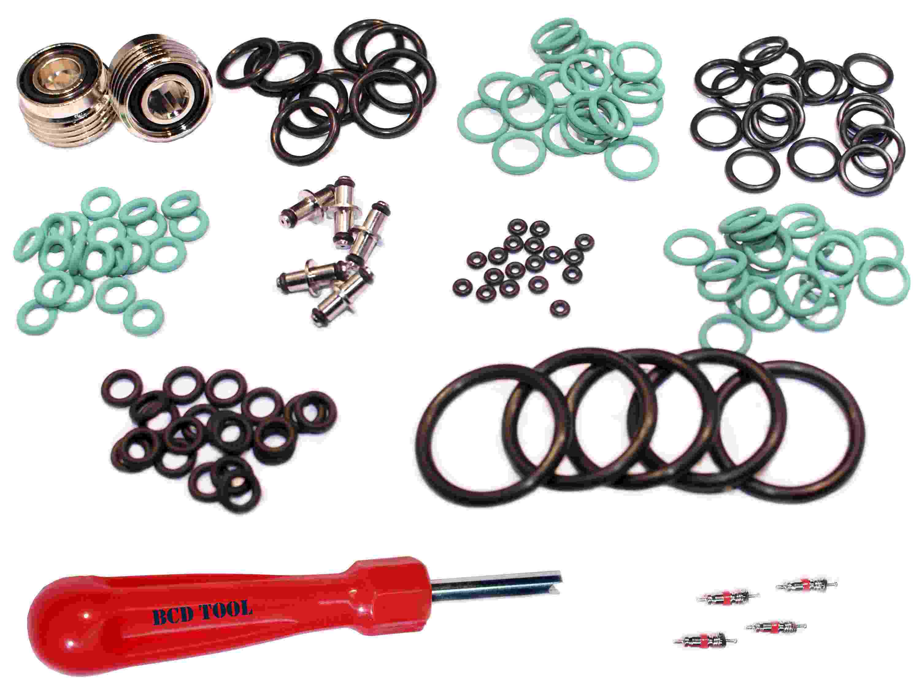 MetalSub_O-Ring_Box_Inhalt Metalsub TEK O-Ring Box mit wichtigen O-Ringen