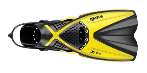 Mares_X-One_schnorchelflosse_gelb Mares X-One Schnorchelflossen gelb