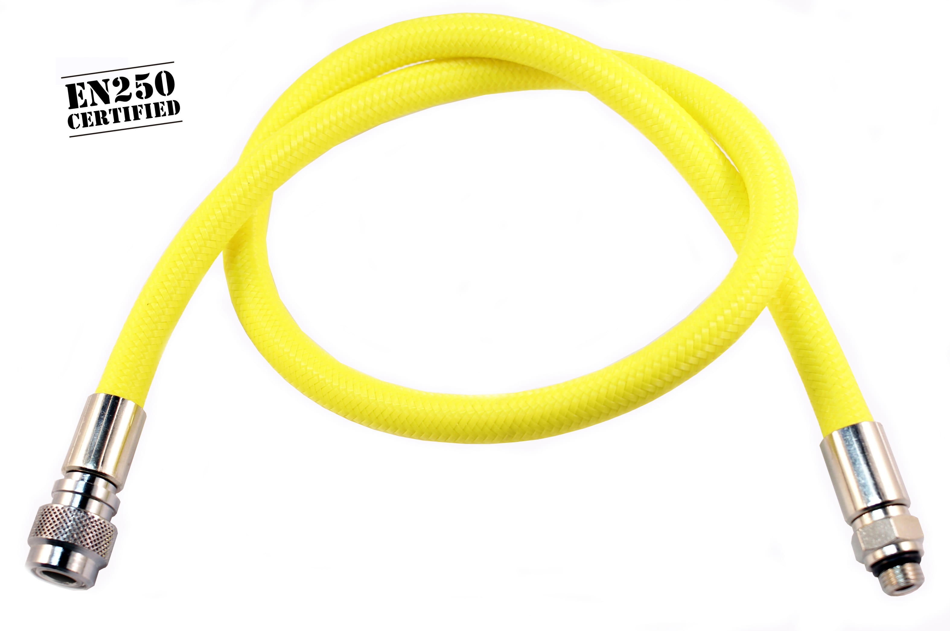 BCD-FLEX-YELLOW-EN250 Metalsub Flexschlauch Atemregler 3/8 Gelb