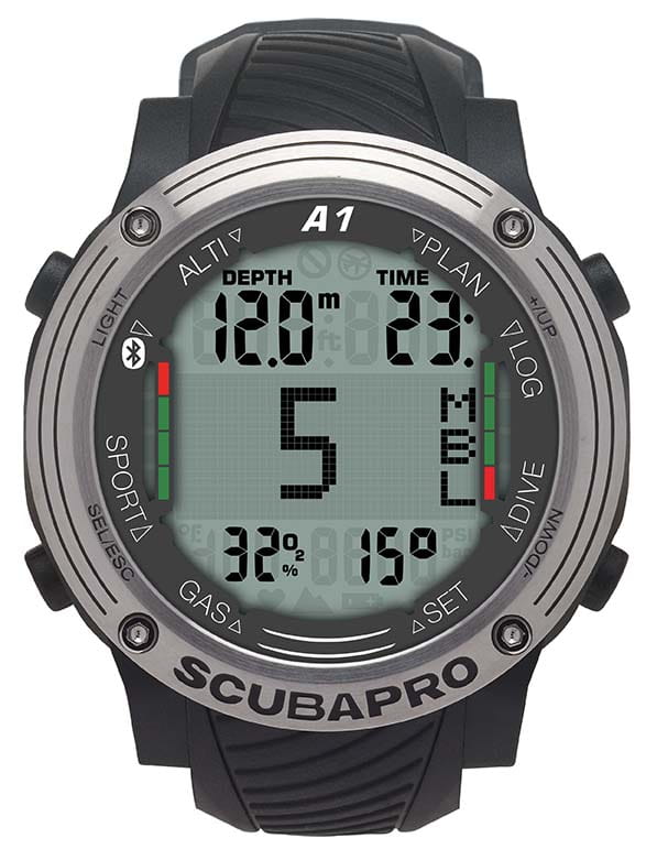 A1-front_CurrentMBL_Metric Scubapro A1 Tauchcomputer