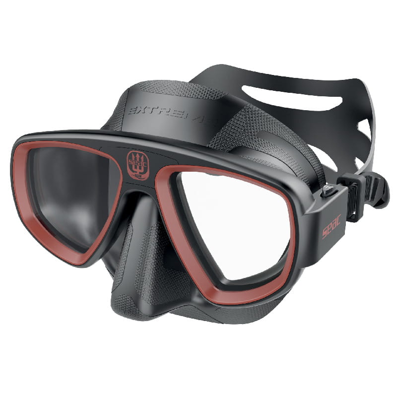 Seac_Sub_Extreme_50_Tauchmaske_schwarz_rot Seac Sub Extreme Tauchmaske mit Sehhilfe