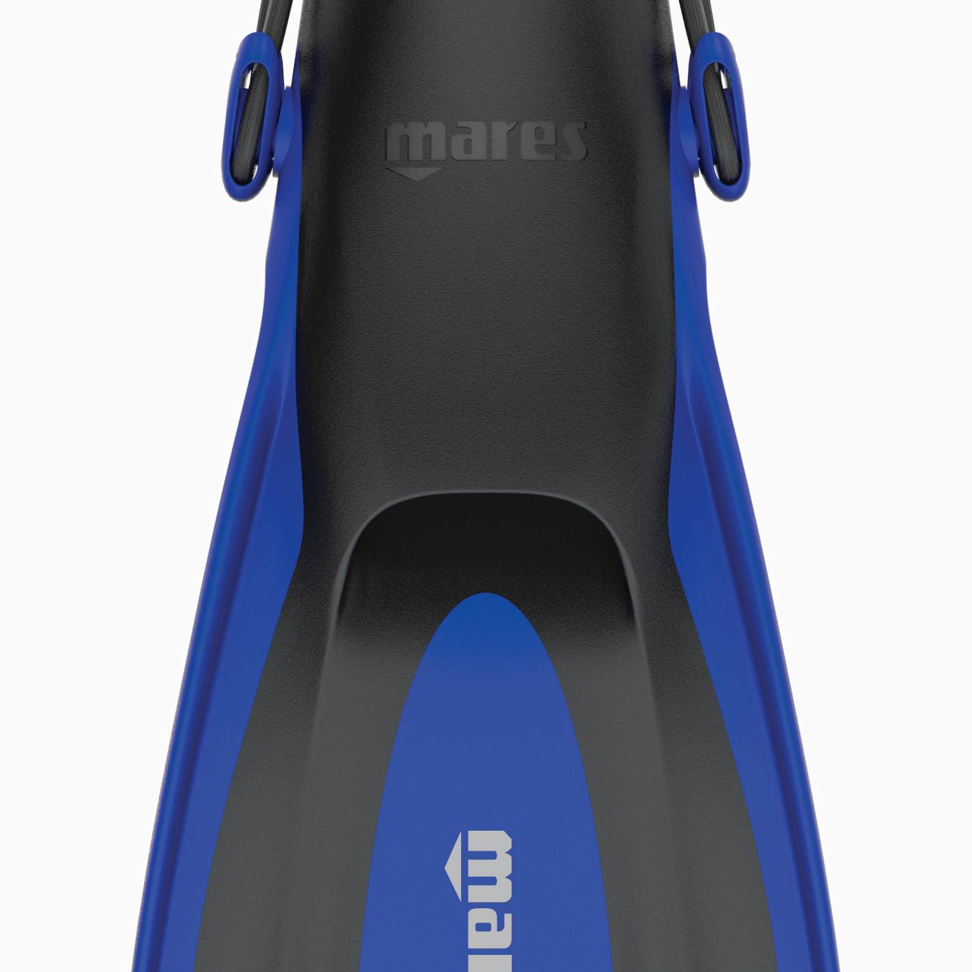 mares_schwimmflosse_avanti_pure_blau_detail Mares Avanti Pure Barfuß-Flosse Blau Detail