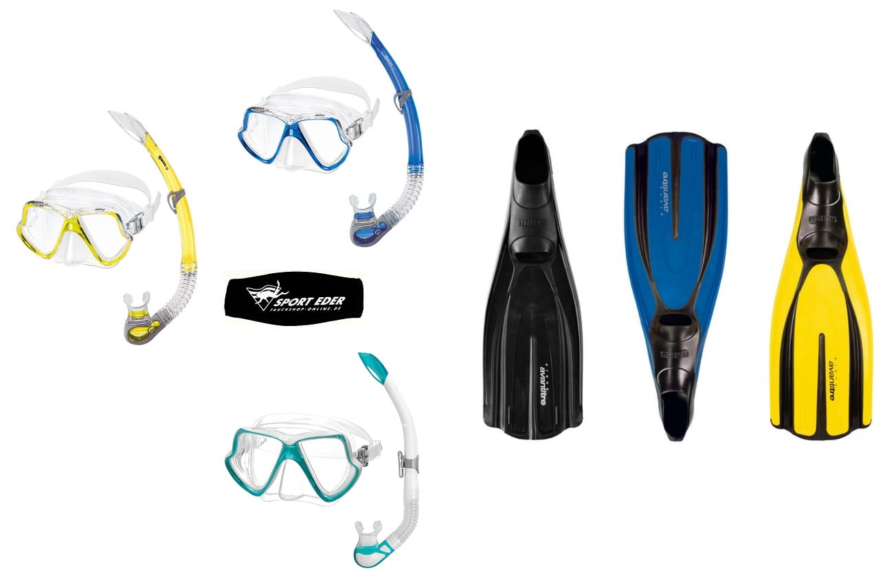 mares_wahoo_tre_set Mares Wahoo Tre Urlaub Schnorchelset