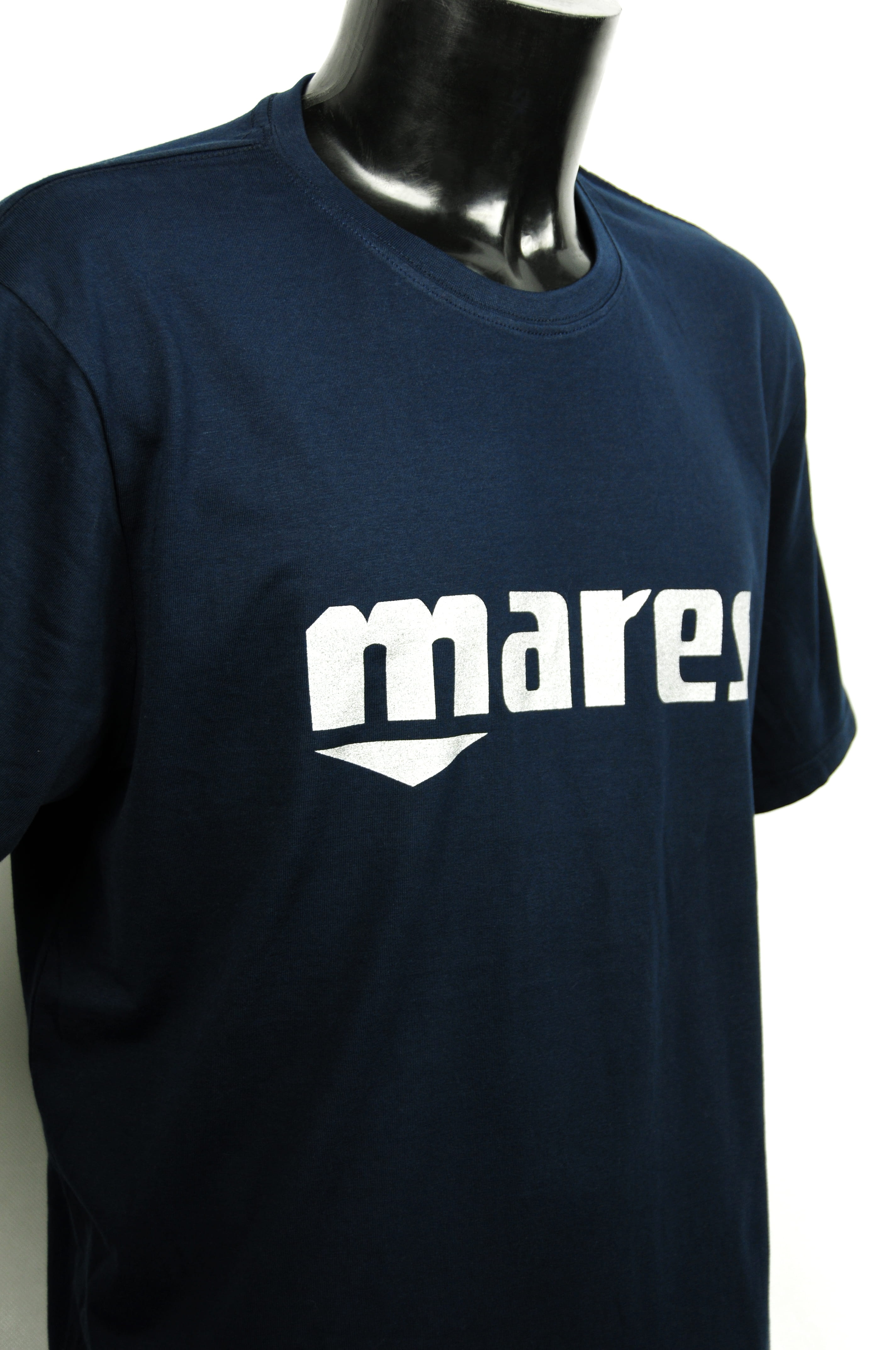 Mares-T-Shirt-blue_detail Mares Logo T-Shirt blau
