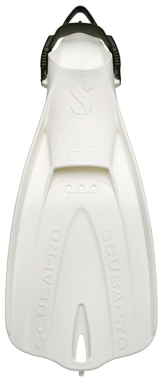 scubapro_go_flosse_weiss_front Scubapro Go Travel Schnorchel - Urlaubsflossen