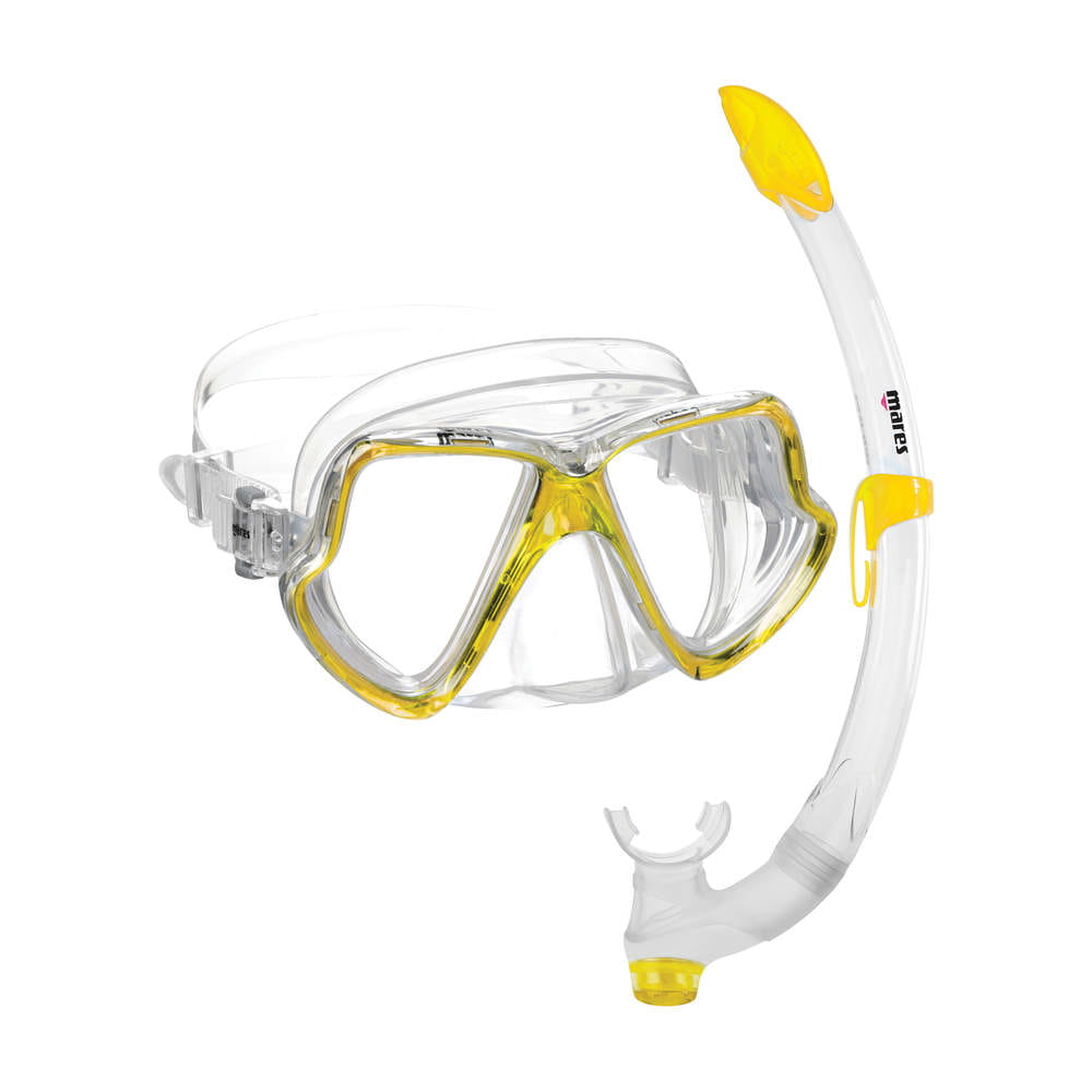 Mares_Wahoo_Combo_Schnorchelset_gelb Mares Wahoo Schnorchelset