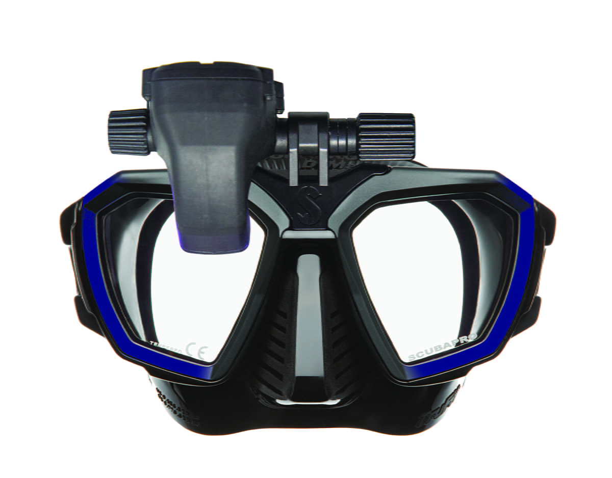 D-Mask_HUDandClip Scubapro D-Maske Tauchmaske